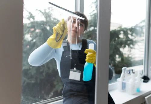 Nettoyage de vitres intérieures et extérieures à Saint-Rémy-de-la-Vanne
